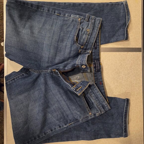 Talbots Womens Boyfriend Premium Jeans 12 Petite Blue Flawless - Picture 1 of 9